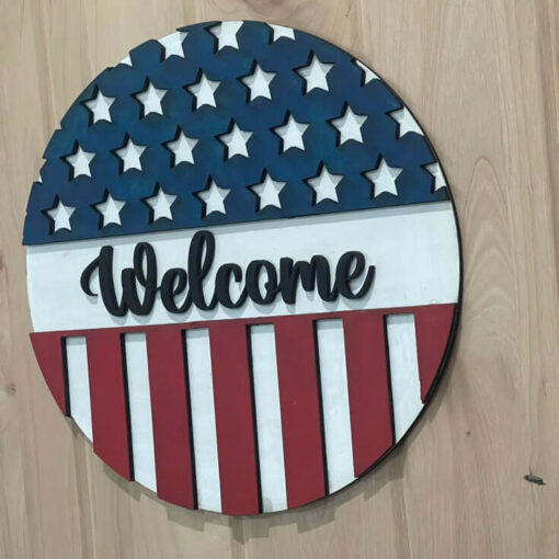 4th of July Door Sign - Image 3