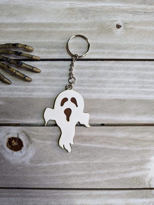 Spooky Ghost Keychain