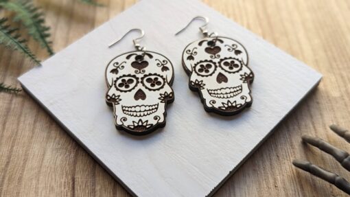 Sugar Skull Earrings - Image 2