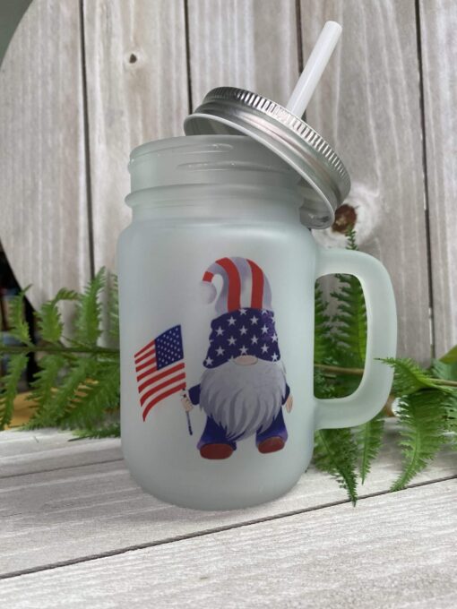 American gnome mason jar