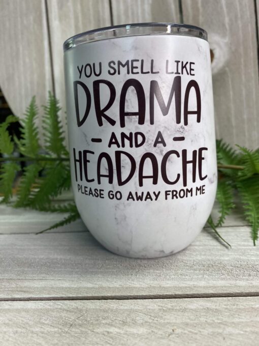 Drama wine tumbler