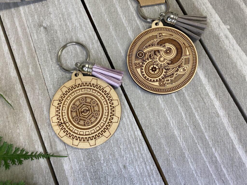Steampunk keychain Blue Studios