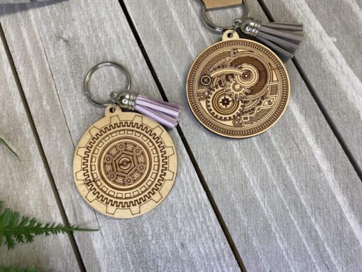 Steampunk keychain