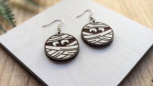 Halloween Mummy Earrings - Image 2