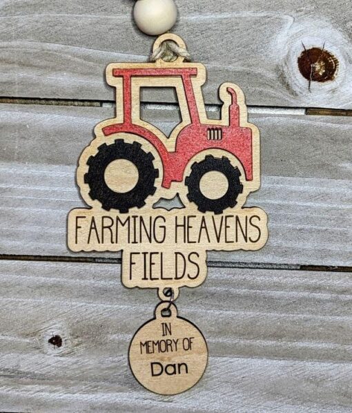 Farming Heavens Fields Ornament