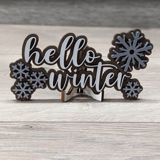 Hello Winter Sign