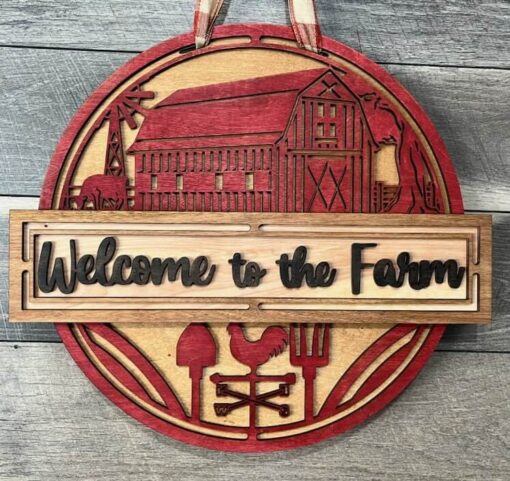 Welcome to the Farm | Barn Door Hanger