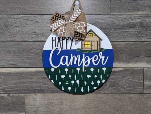 Happy Camper Door Hanger - Image 2