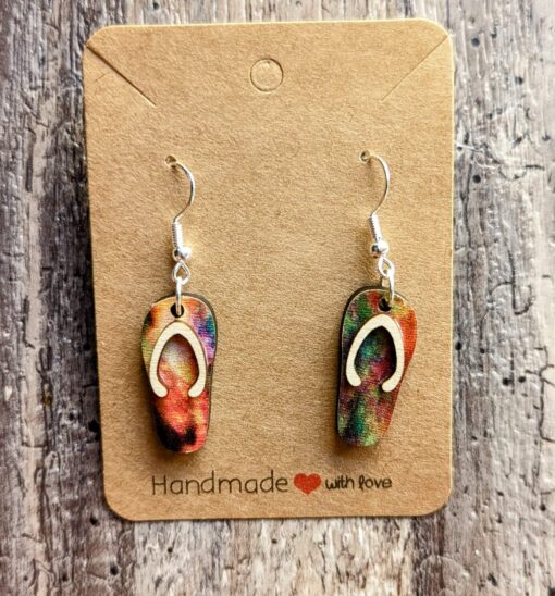 Flip-Flop Dangle Earrings