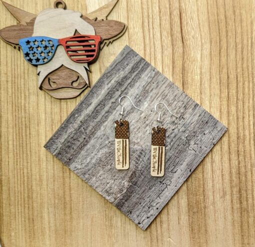 We the People Earrings 331-7 - Image 3