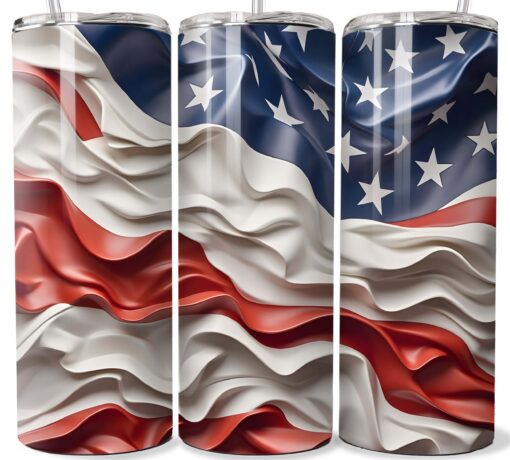 3D American Flag