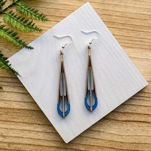 Stylized Drop Earrings