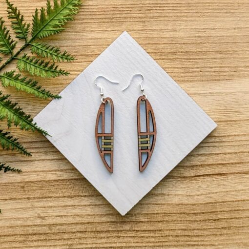 Arts & Crafts Style Dangle Earrings