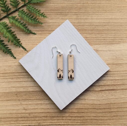 Majestic Mountain Bar Earrings