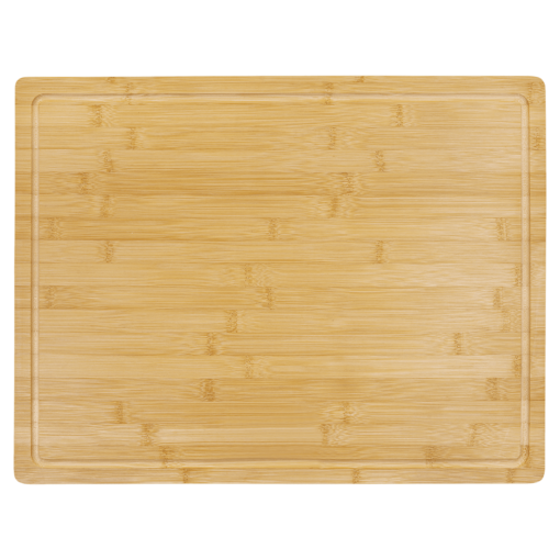 19 3/4" x 15" Bamboo Cutting Board with Drip Ring - Image 2