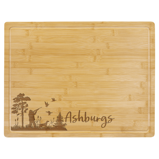 19 3/4" x 15" Bamboo Cutting Board with Drip Ring