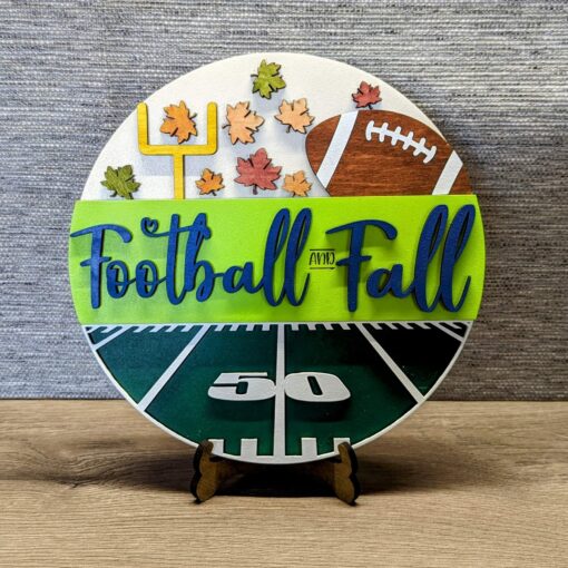 Football and Fall 9 inch small