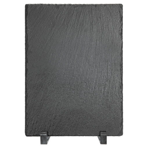 9" x 6" Rectangle Slate Decor with Plastic Feet - Image 2