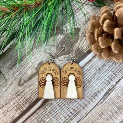 Peg Angel Arch Drop Earrings