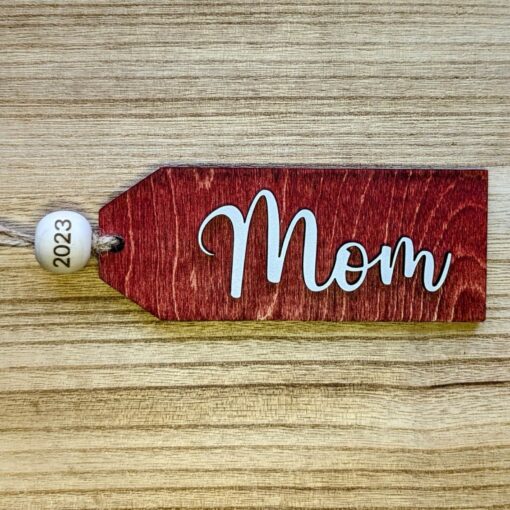 Wood gift tag name, stocking personalized tags, custom Christmas tags, handmade - Image 5