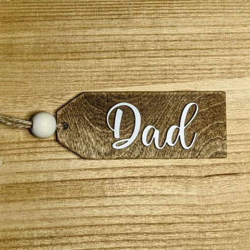 Wood gift tag name, stocking personalized tags, custom Christmas tags, handmade - Image 10