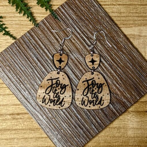 Joy to the World Drop Earrings - Image 2