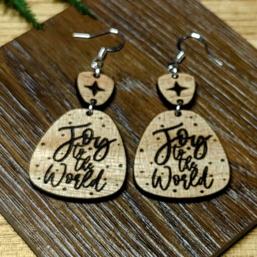 Joy to the World Drop Earrings