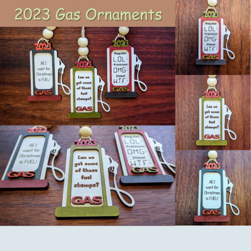 2023 Gas Pump Ornaments