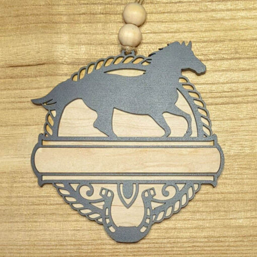 Personalized Horse Ornament