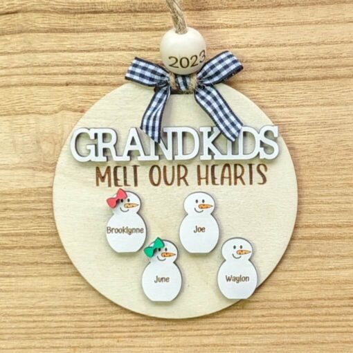 SnowKids Grandparent Ornament - Image 2