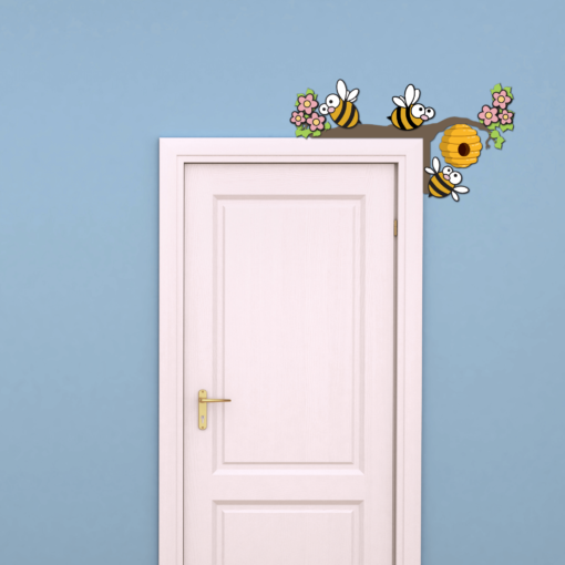 Buzzing with Charm: Transform Your Door Corner with Busy Bees and Blossoms - Image 2