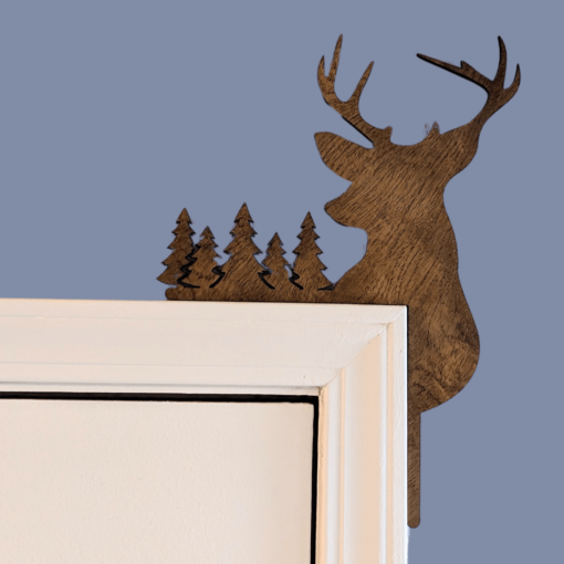 Deer in the Woods Door Corner