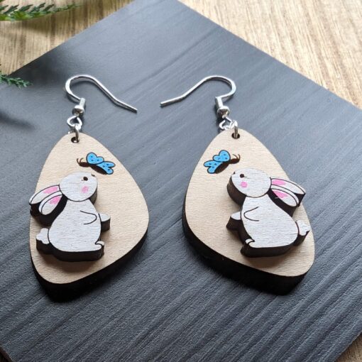 Whimsical Bunny and Butterfly Dangles - Image 2