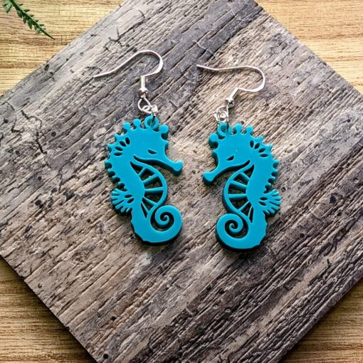 Playful Coastal Whimsy: Adorable Kawaii Seahorse Earrings to Brighten Your Day