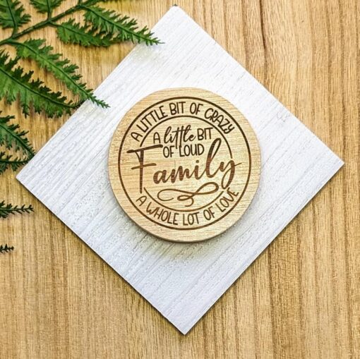 Customizable 2-Inch Bamboo Bottle Opener with Magnets – Perfect for Personalized Gifts