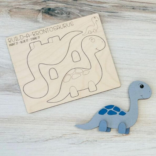 Build a Brontosaurus Pop-Out Card