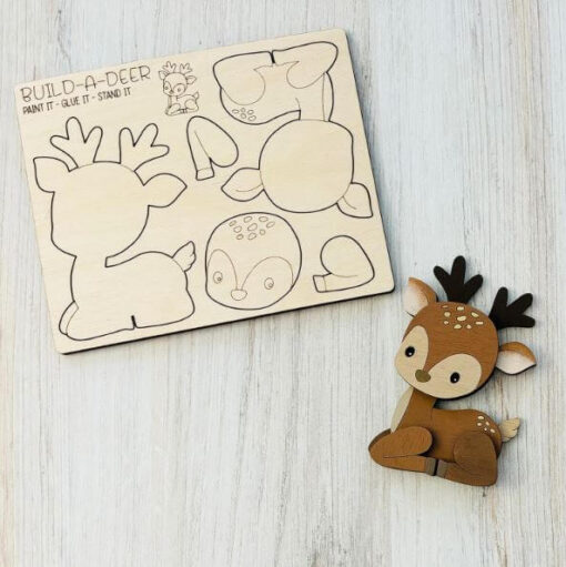 Build a Deer Pop-Out Card