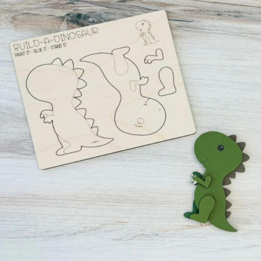 Build a Dinosaur Pop-Out Card