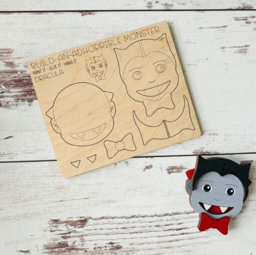 Build an Adhorrible Monster Pop-Out Card - Dracula