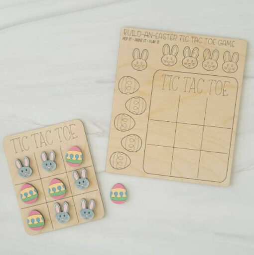 Build an Easter Tic-Tac-Toe Game Pop-Out Card