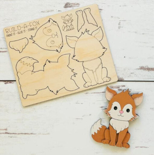 Build a Fox Pop-Out Card