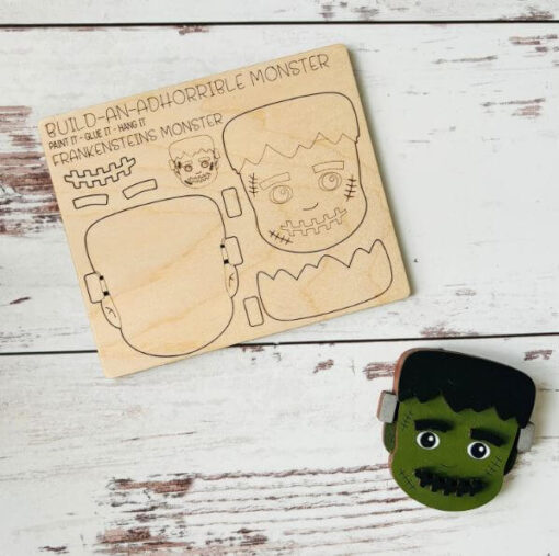 Build an Adhorrible Monster Pop-Out Card - Frankensteins Monster