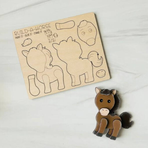 Build a Horse Pop-Out Card