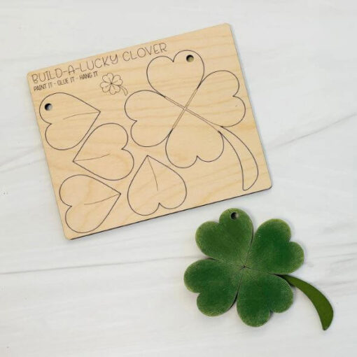 Build a Lucky Clover Pop-Out Card