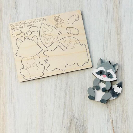 Build a Raccoon Pop-Out Card