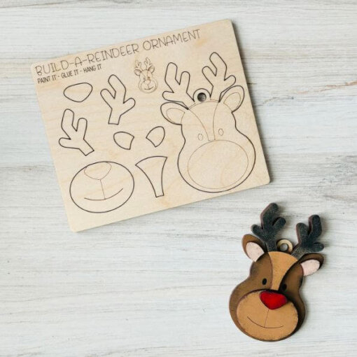 Build a Reindeer Ornament Pop-Out Card | DIY Pop-Out Card