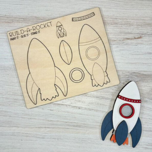 Build a Rocket ship Pop-Out Card | DIY Pop-Out Card