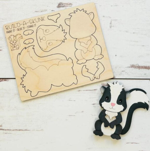 Build a Skunk Pop-Out Card