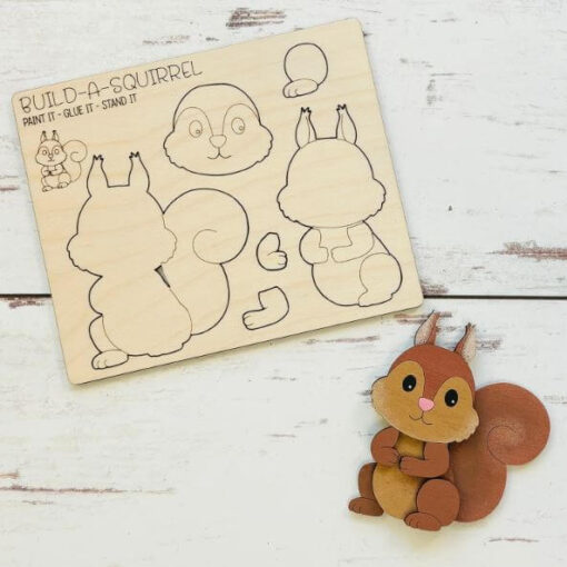 Build a Squirrel Pop-Out Card