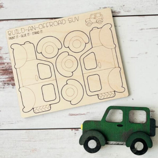 Build an Offroad SUV Pop-Out Card